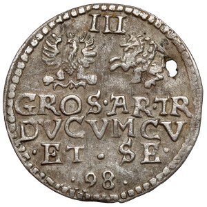 Courland, Wilhelm Kettler, Trojak Mitawa 1598
