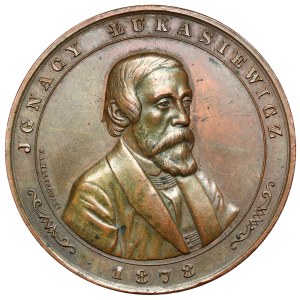 Medal Ignacy Łukasiewicz 1878 - na pamiątkę 25. rocznicy narodzin przemysłu naftowego