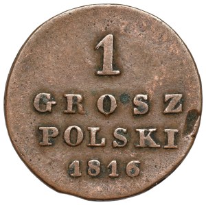1 grosz polonais 1816 IB