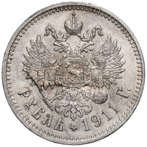 Rosja, Mikołaj II, Rubel 1911 EB, Petersburg