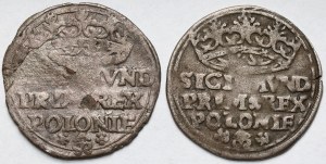 Sigismond Ier le Vieux, Grosz Kraków 1527 et 1529 - set (2pcs)