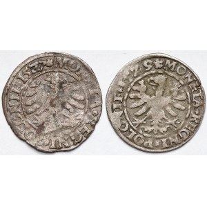 Zygmunt I Stary, Grosz Kraków 1527-1529 - zestaw (2szt)
