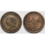USA, Żetony okolicznościowe 1837 - zestaw (2szt)