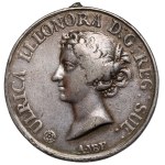 Szwecja, Medal zaślubinowy bez daty (~1680) - Karol XI i Ulrika Eleonora Duńska