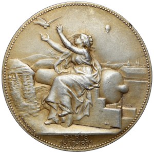 Francja, Medal okolicznościowy 1870-1871 - Oblężenie Paryża
