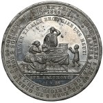 Niemcy, Halle, Medal 1847 - głód i błogosławieństwo żniw