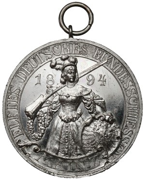 Niemcy, Mainz, Medal, Zawody Strzeleckie 1894