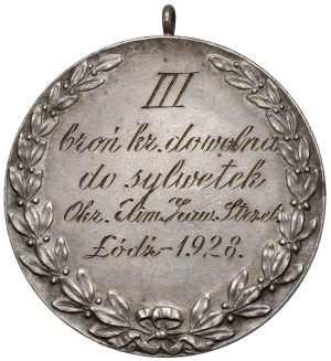 Médaille d'honneur, Compétition de carabine, 3e place - Toute arme courte, Łódź 1928