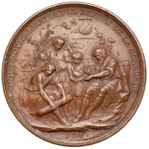 Szwajcaria, Genewa, Medal 1767 - za Zasługi w Rozstrzygnięciu Sporu między Obywatelami a Radą.