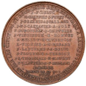 Switzerland, Geneva, Medal 1767 - for Merits in Settling a Dispute between Citizens and the Council.