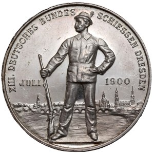 Niemcy, Drezno, Medal, Zawody Strzeleckie 1900
