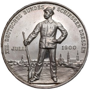 Germany, Dresden, Medal, Shooting Competition 1900