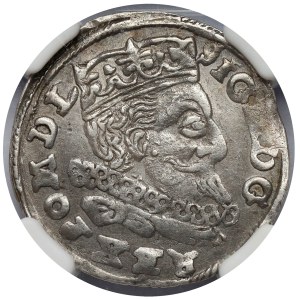 Zygmunt III Waza, Trojak Lublin 1598 - L z lewej