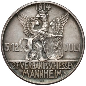 Niemcy, Baden, Medal, Zawody Strzeleckie 1914