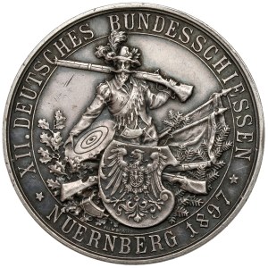 Niemcy, Norymberga, Medal, Zawody Strzeleckie 1897