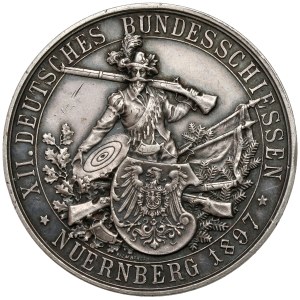 Germany, Nuremberg, Medal, Shooting Competition 1897