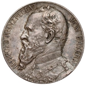 Niemcy, Bawaria, Srebrny medal 1901 - 80. urodziny księcia regenta Luitpolda