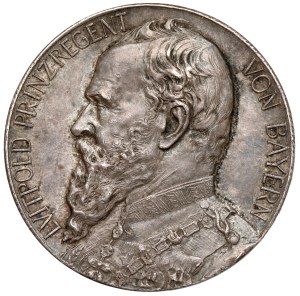 Germany, Bavaria, Silver Medal 1901 - 80th birthday of Prince Regent Luitpold