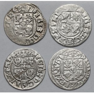 Zygmunt III Waza, Półtorak Bydgoszcz 1615 i 1619 - zestaw (4szt)