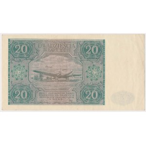 20 złotych 1946 - mała litera - A
