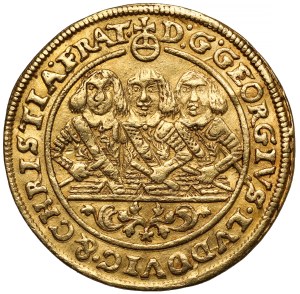 Silésie, Trois Frères, Ducat 1659, Brzeg