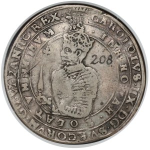 Szwecja, Karol IX, 4 marki 1610, Sztokholm - ex. L. E. Bruun