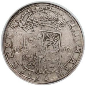Szwecja, Karol IX, 4 marki 1610, Sztokholm - ex. L. E. Bruun