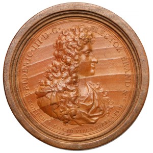 Medal warcabowy, Niemcy, Brandenburgia-Prusy, Fryderyk III, Bez daty (1689)