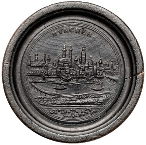 Bavaria, Checkers Medal / Brettstein - Munich (59mm)
