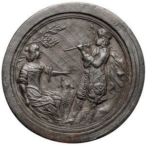 WARCAB medal with panorama of Gdansk (~1720).