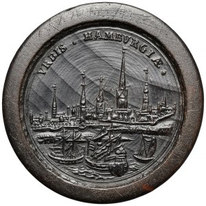 Germany, checkers medal / Brettstein - Nuremberg / Hamburg