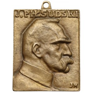 Plakieta, Józef Piłsudski - Jan Raszka - wtórny odlew (?)