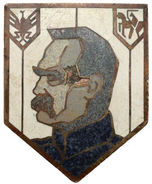 Poster, Józef Piłsudski - in Art Deco style