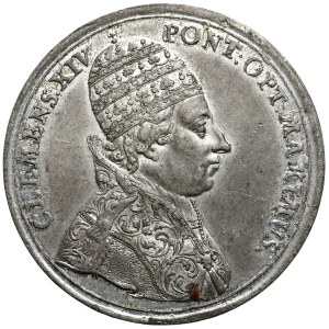 Watykan, Klemens XIV, Medal 1773 - Kasata Zakonu Jezuitów
