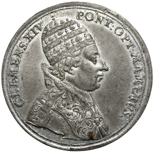 Cité du Vatican, Clément XIV, Médaille 1773 - Suppression de l'Ordre des Jésuites