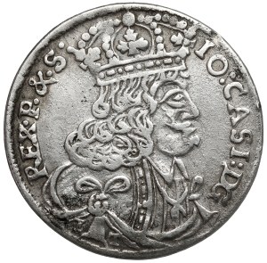 Jan II Kazimierz, Ort Kraków 1657 IT SCH - variété rare