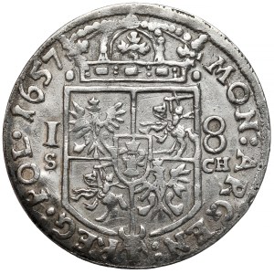 Jan II Kazimierz, Ort Kraków 1657 IT SCH