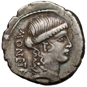 Republic, T. Carisius (46 B.C.) Denarius