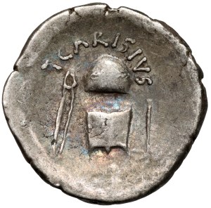 Republic, T. Carisius (46 B.C.) Denarius