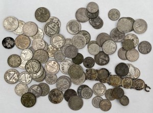 Russia SILVER 5 - 20 kopecks - set MIX