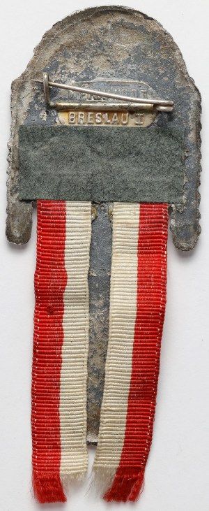 Badge, Breslau - 30 Bundestag d. D.R.B. Breslau 1913 / Société cycliste