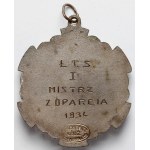 Medal, Łódzkie Towarzystwo Strzeleckie (?) I Mistrz z Oparcia 1934 - Bobkowicz
