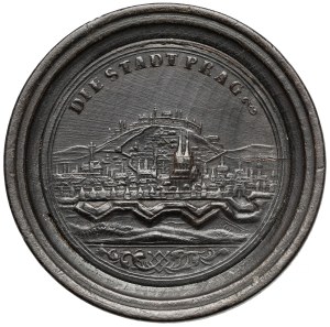 Czech Republic, checkers medal / Brettstein - Prague and Höchstadt