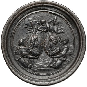 Czech Republic, checkers medal / Brettstein - Prague and Höchstadt