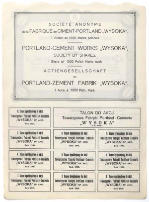 WYSOKA, 1.000 mkp 1923