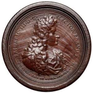 Medal warcabowy, Brandenburgia-Prusy, Fryderyk III, Bez daty (1689) - odzyskanie miasta Bonn