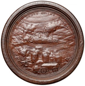 Medal warcabowy, Brandenburgia-Prusy, Fryderyk III, Bez daty (1689) - odzyskanie miasta Bonn