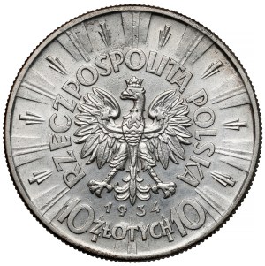 Piłsudski 10 zloty 1934 - Official