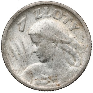 Kobieta i kłosy 1 złoty 1924
