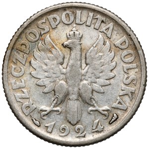Kobieta i kłosy 1 złoty 1924